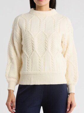 FRNCH Julia Cable Knit Sweater